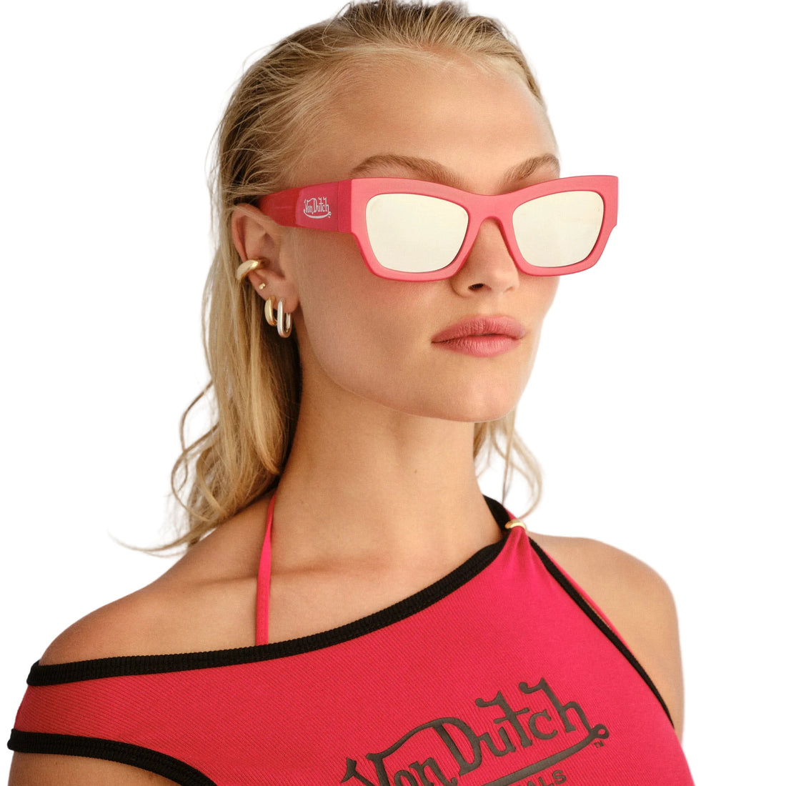 VON DUTCH x AIRE VENDETTA SUNGLASSES - CHERRY RED