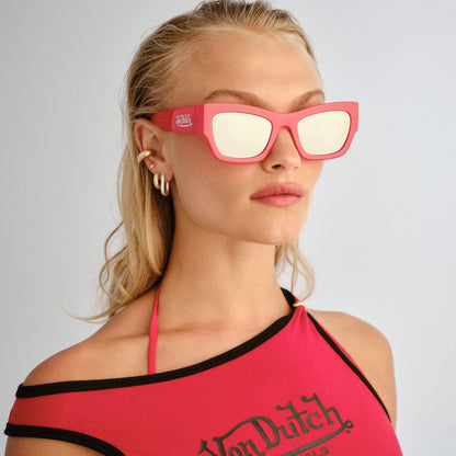 VON DUTCH x AIRE VENDETTA SUNGLASSES - CHERRY RED