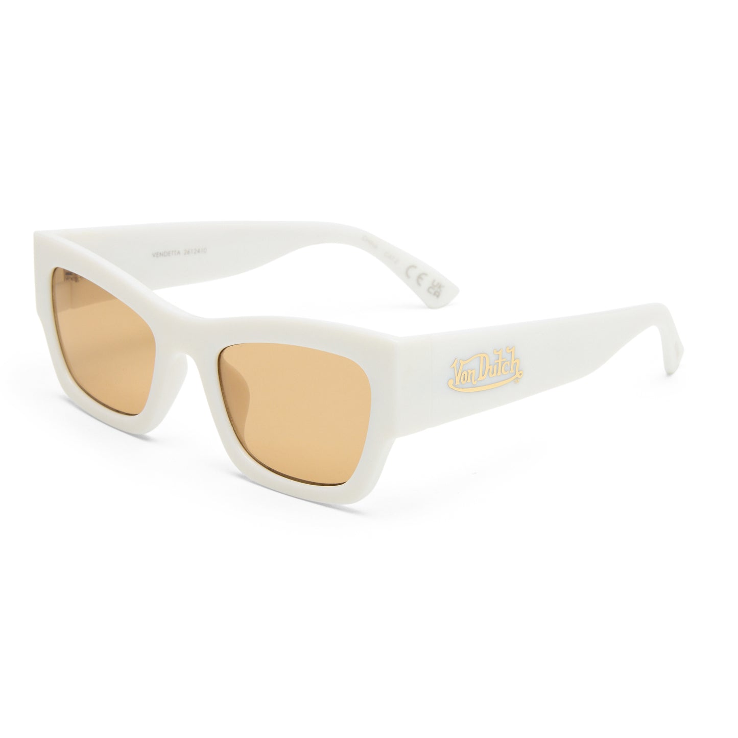 VON DUTCH x AIRE VENDETTA SUNGLASSES - SOLID WHITE