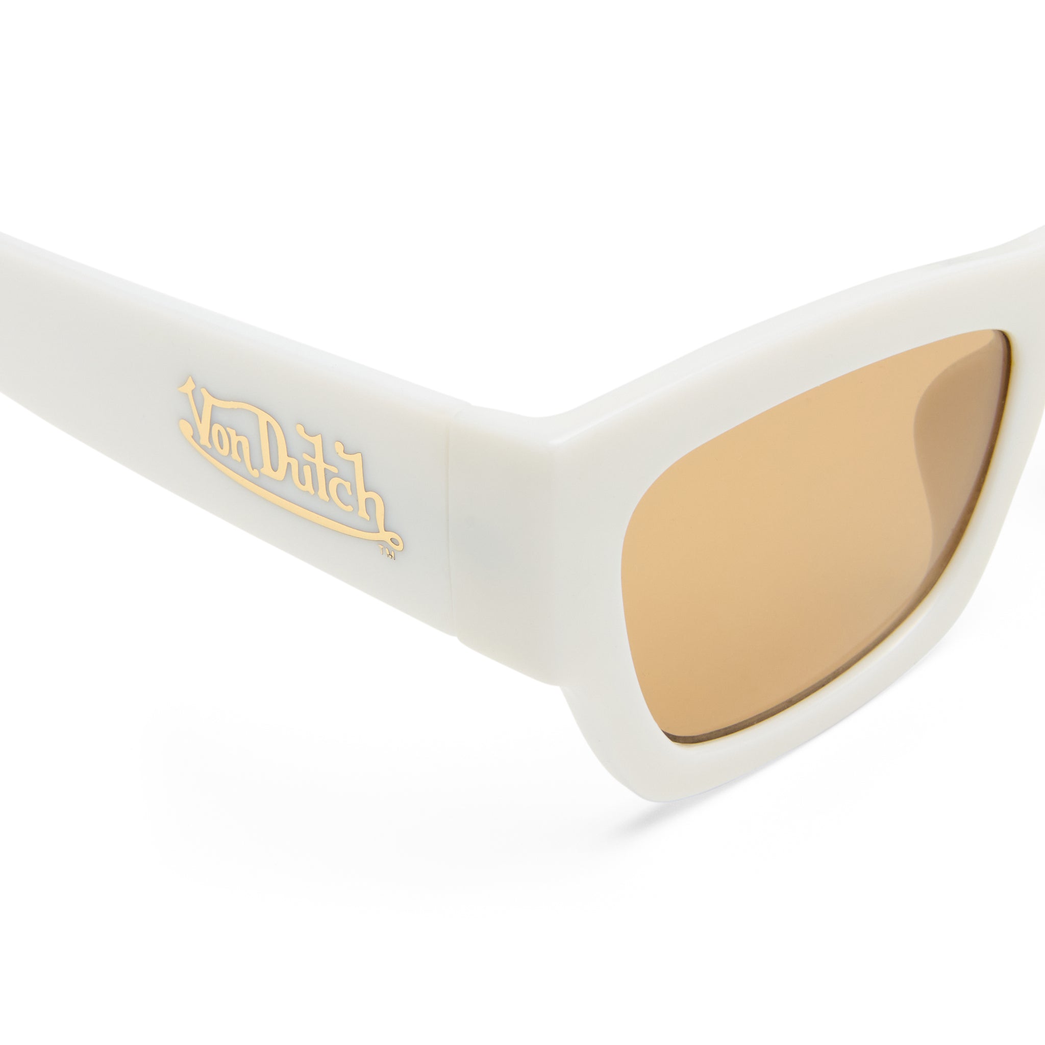 VON DUTCH x AIRE VENDETTA SUNGLASSES - SOLID WHITE | Von Dutch
