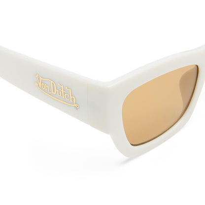 VON DUTCH x AIRE VENDETTA SUNGLASSES - SOLID WHITE