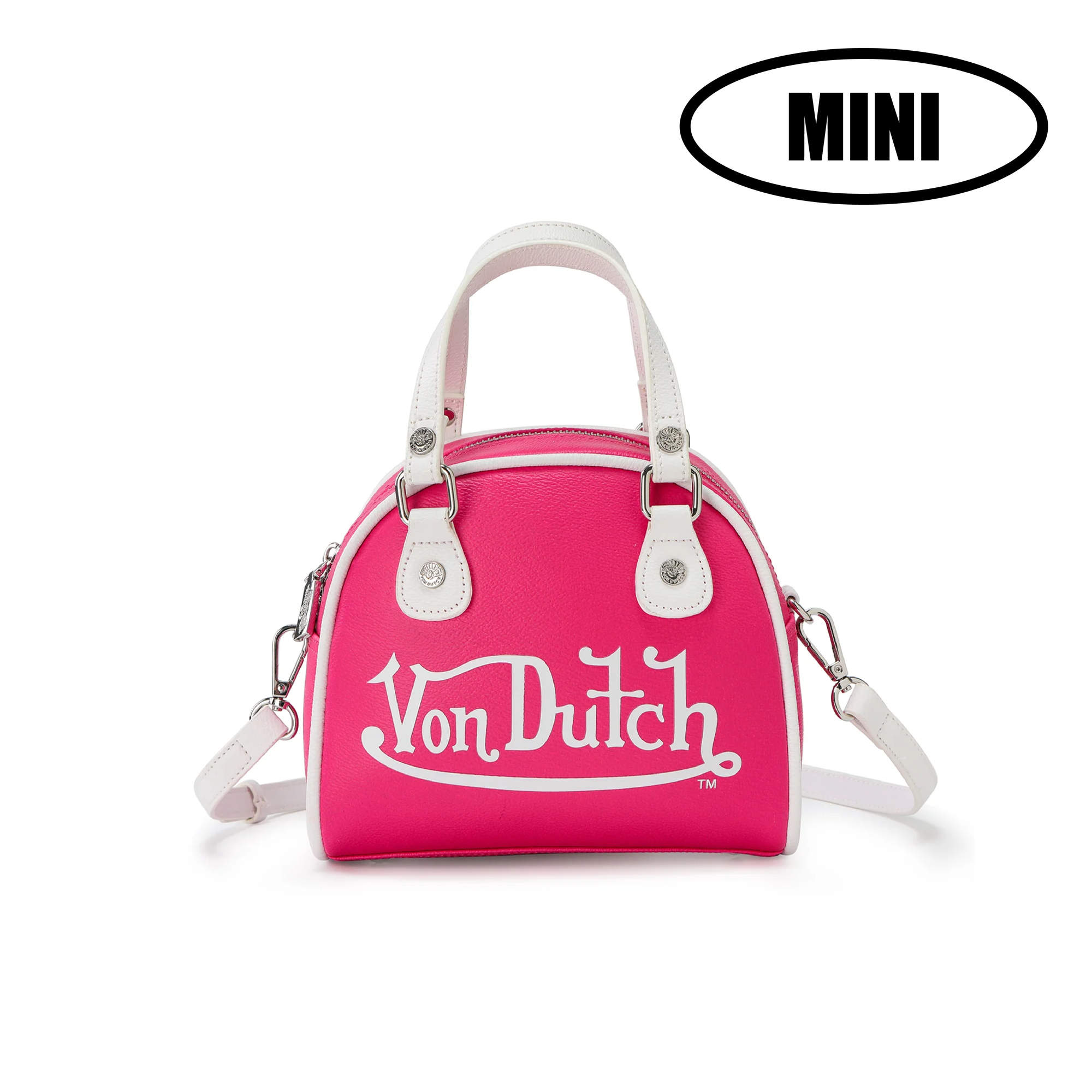 Von Dutch Mini Bowling Bag - Classic 51 Hot Pink