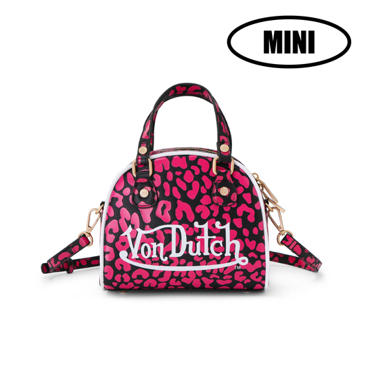 Mini Bowling Bag - Hot Pink Cheetah