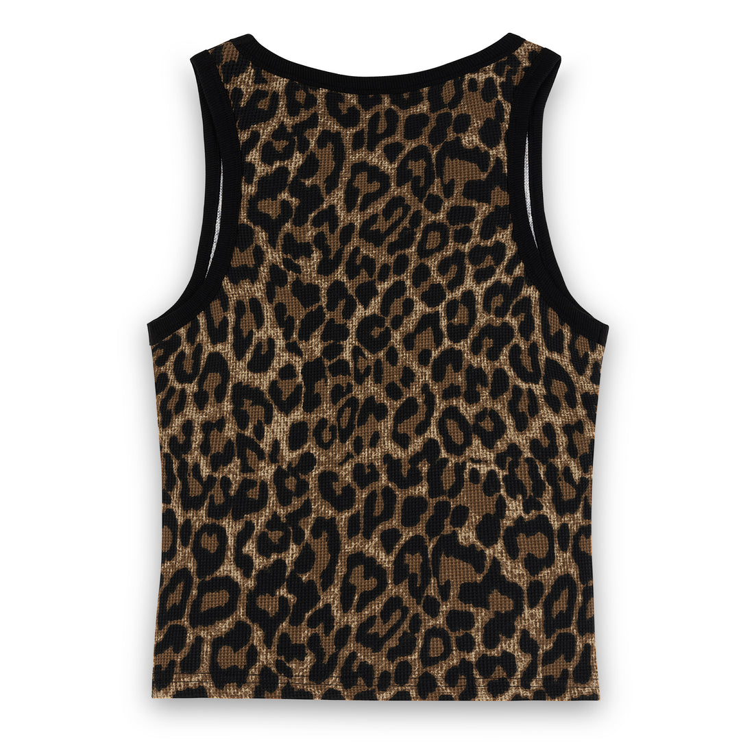 Black - REMI WAFFLE TANK TOP — image 2
