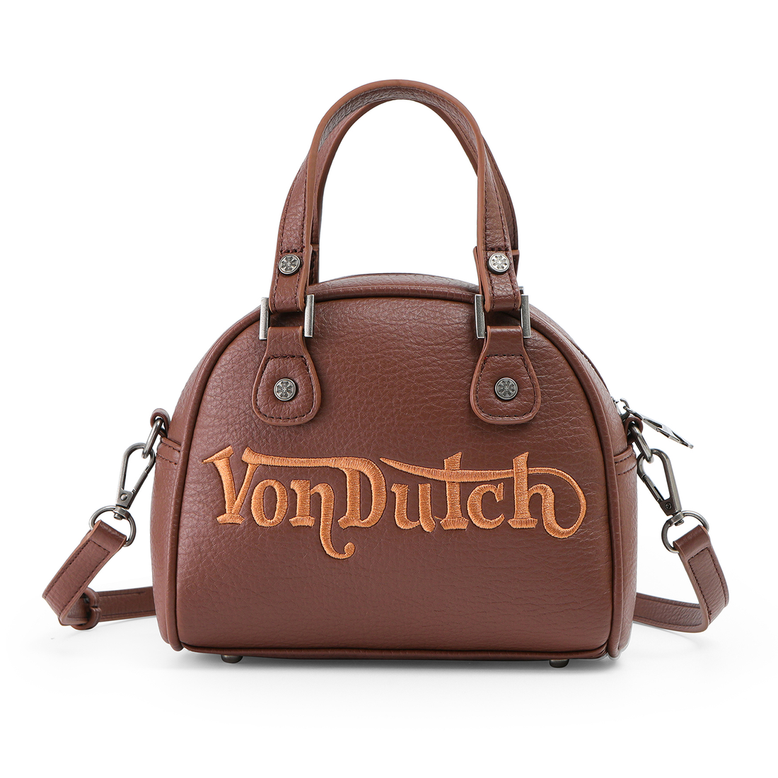 Chopper Cross Bowling Bag - Brown & Cream Orange