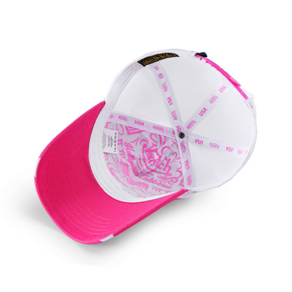 Von Dutch Americana Trucker Hat - Pink