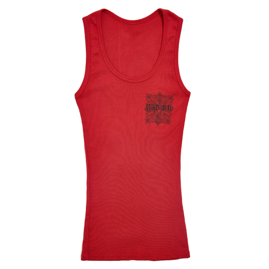 Red and Black Classic Chopper Tank Top