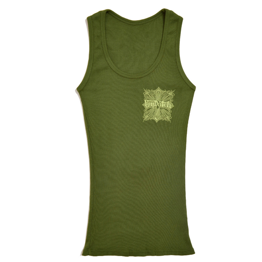 Olive Green Classic Chopper Tank Top