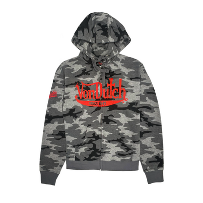 47' Camo Zip-Up Hoodies | Von Dutch 47' Camo Zip-Up Hoodies | Von Dutch