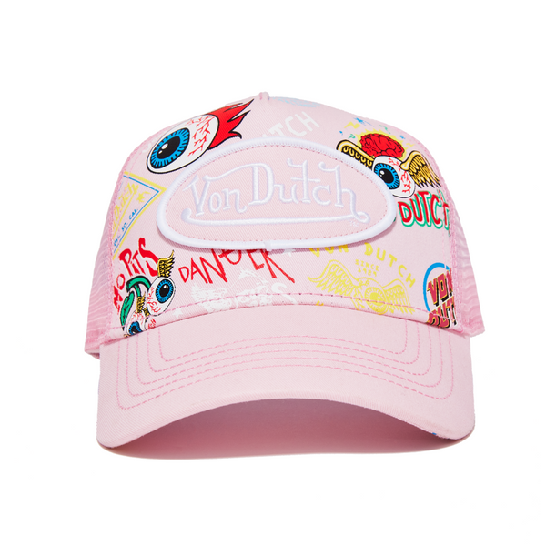 Pink Jax Trucker Hat – Von Dutch