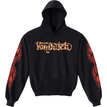 Von Dutch Camo Pinstripe Hoodie