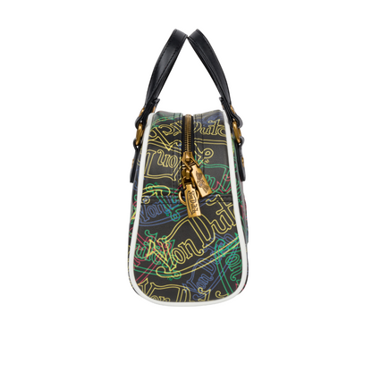 Von Dutch Neon Multi-Logo Bowling Bag