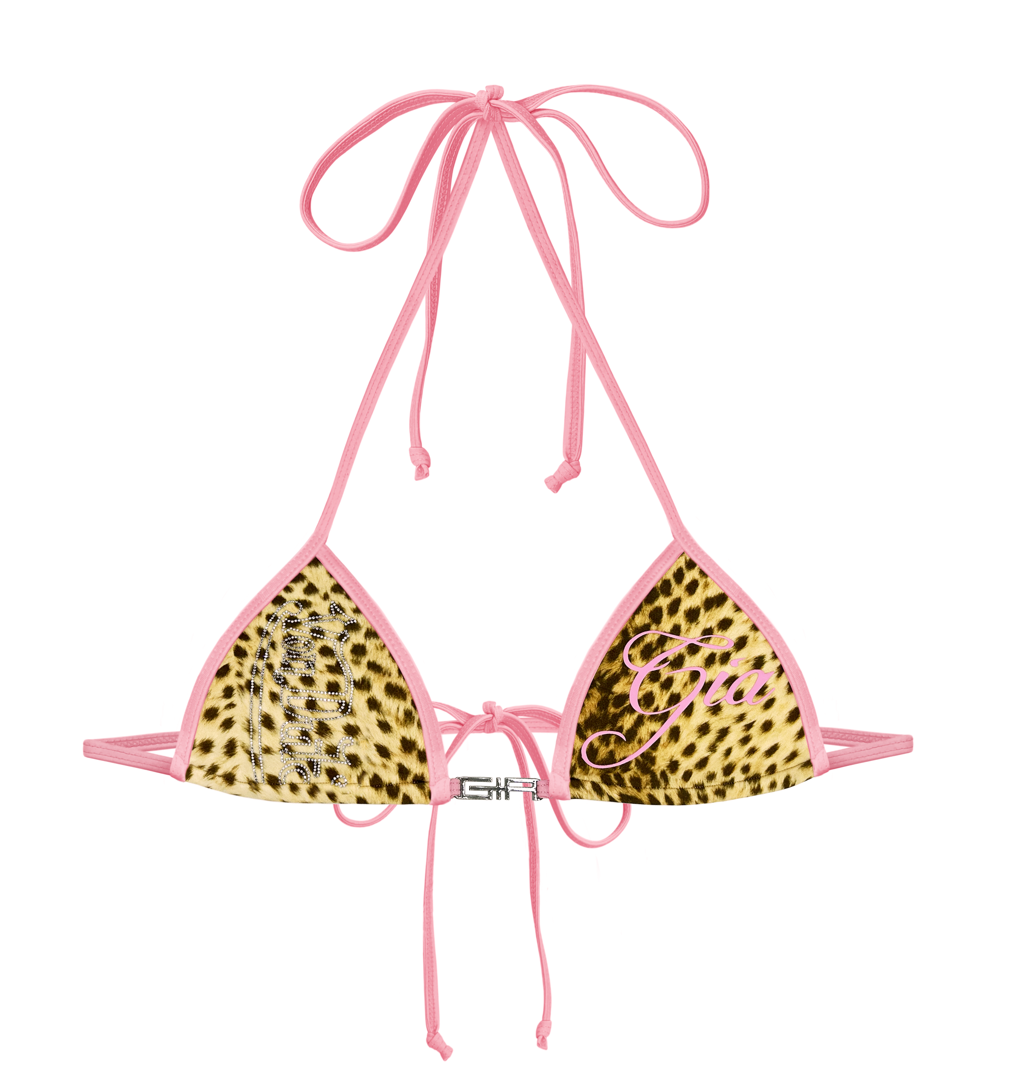 I.AM.GIA X VON DUTCH AVA BIKINI TOP - LEOPARD