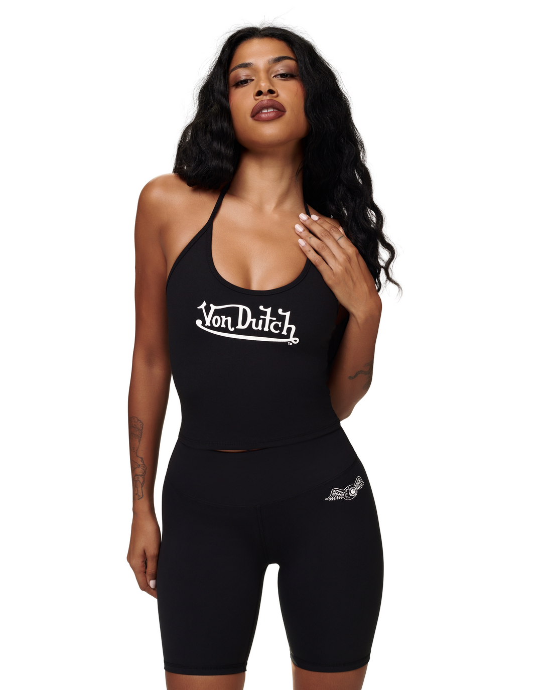 Women's Active Halter Top - Black — image 3