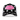Von Dutch Americana Trucker Hat - Black and Pink