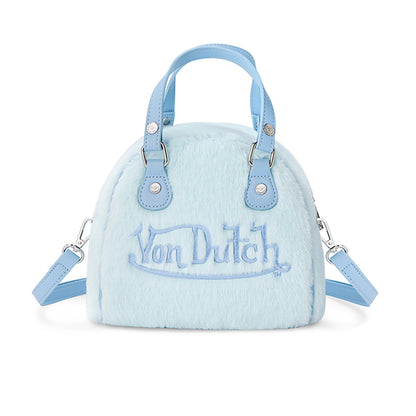 Baby Blue Furry Bowling Bag