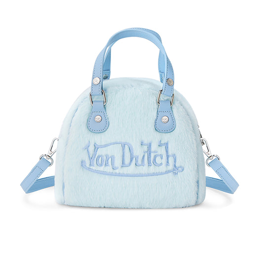 Baby Blue Furry Bowling Bag