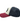 JACKBWR Navy and Red Distressed Strapback Hat
