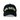Von Dutch Black and White Curved Terry Logo Trucker Hat