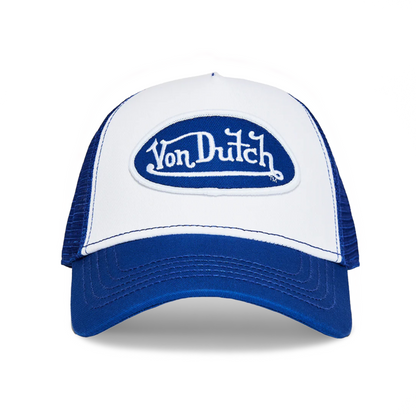 Blue & White Trucker Hat