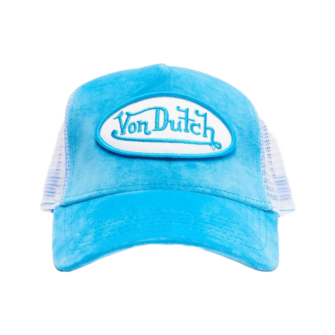 Blue Crush Velvet Trucker