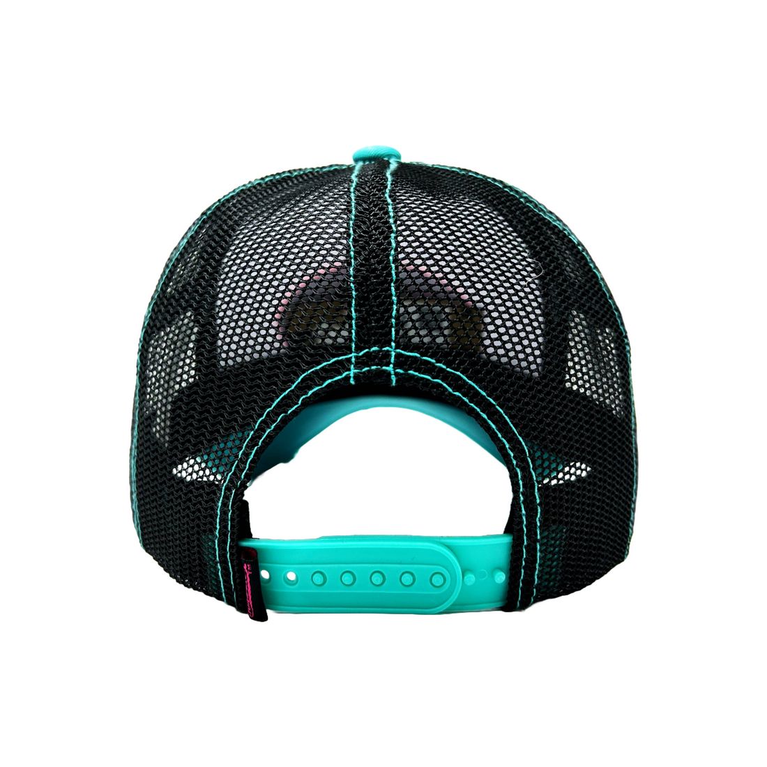 Blue & Pink Classic Distressed Trucker Hat