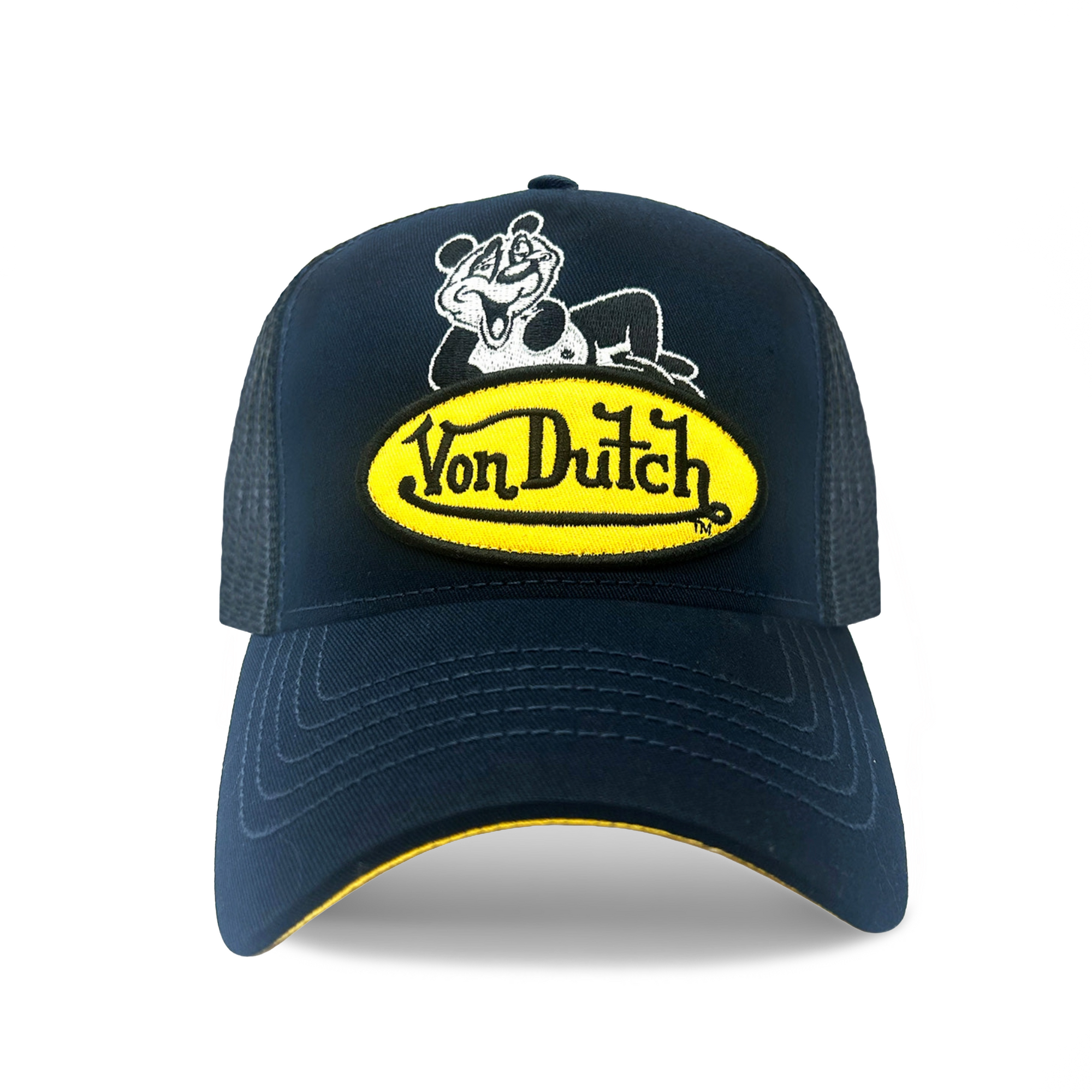 Von Dutch Breakfast Club Navy & Yellow Trucker Hat