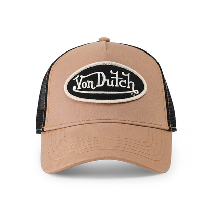 Brown, Off-White & Black Trucker Hat