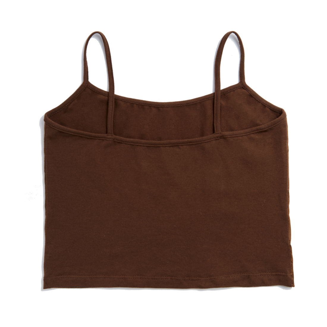 Brown Racing Spaghetti Top