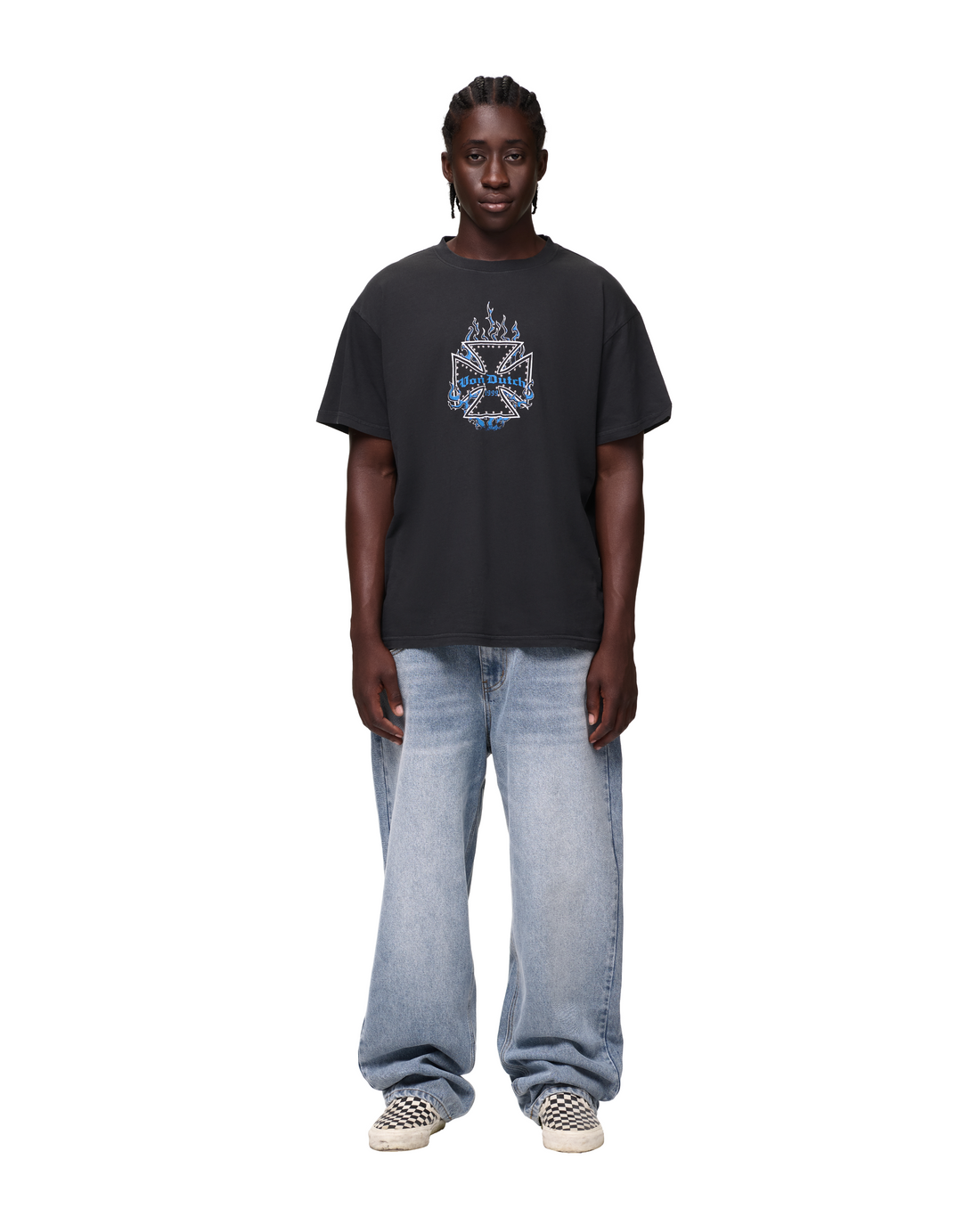 Chopper Cross Studs Tee - Black — image 2