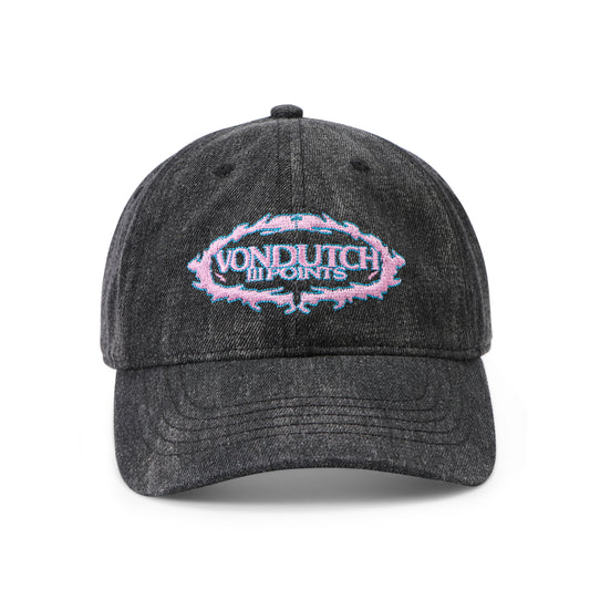 III Point Trucker Hat - Black & Pink