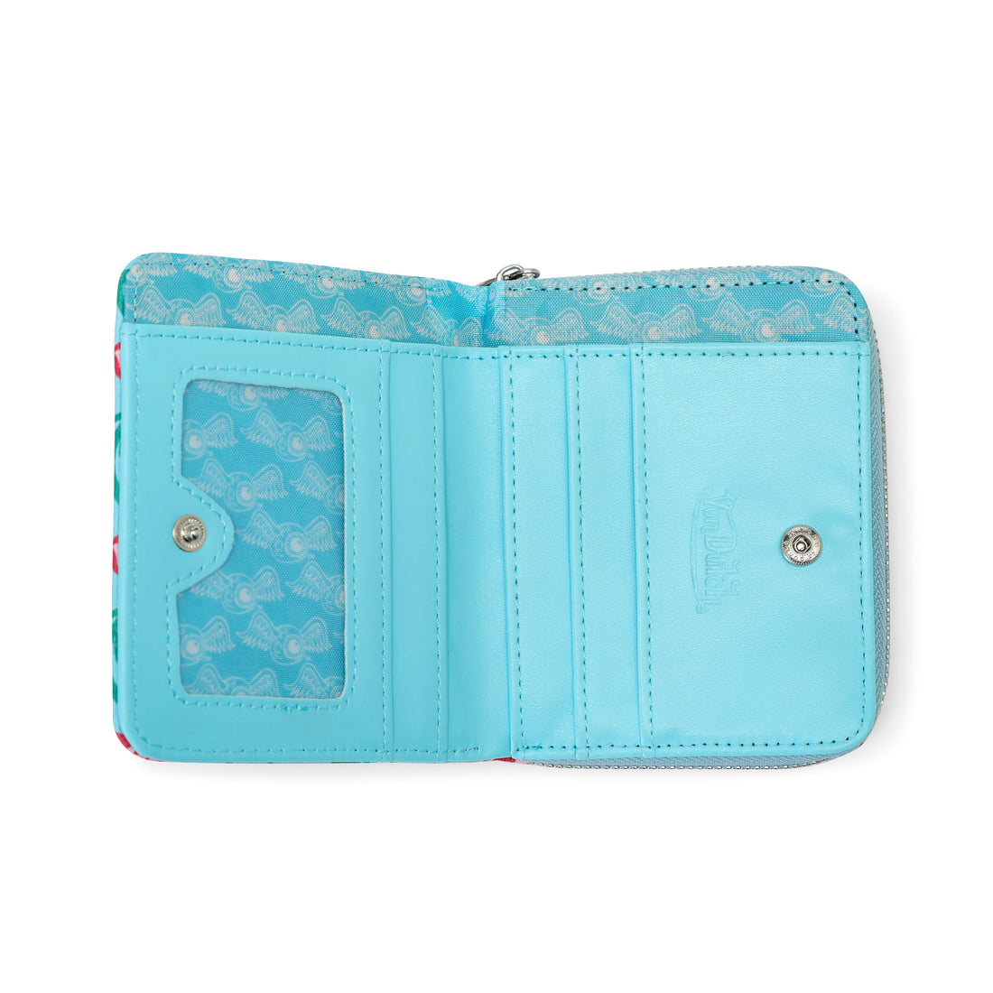 Cherry Zip-Up Wallet - Blue — image 2
