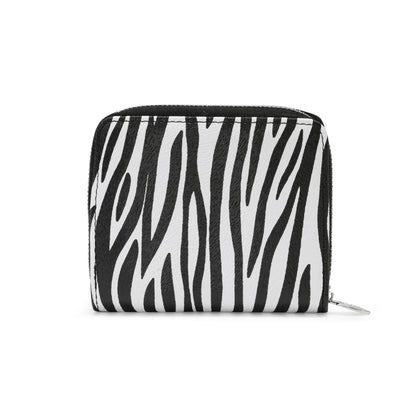 Zebra Zip-Up Wallet - Pink