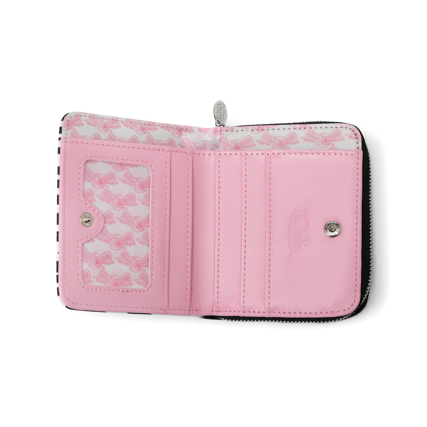 Zebra Zip-Up Wallet - Pink