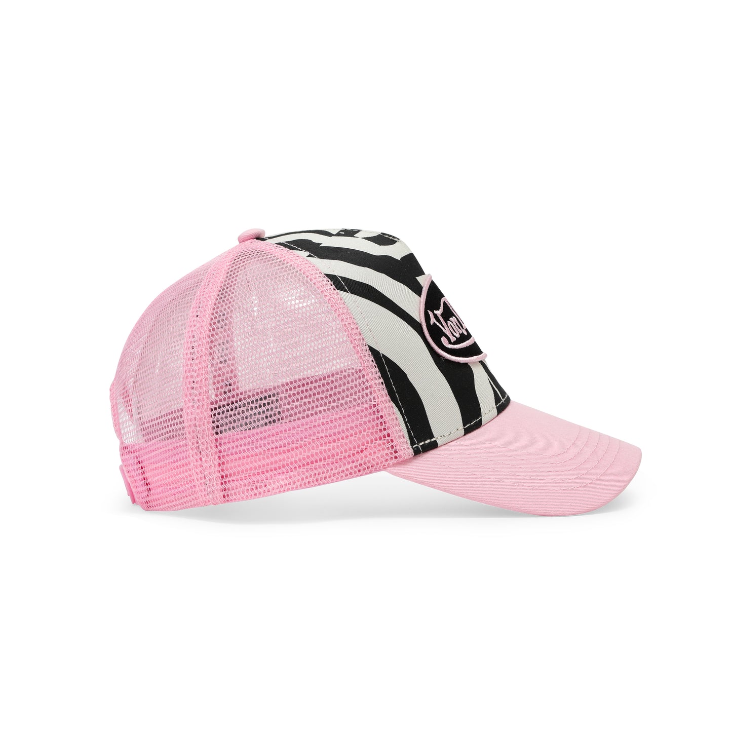 Zebra Trucker Hat - Pink