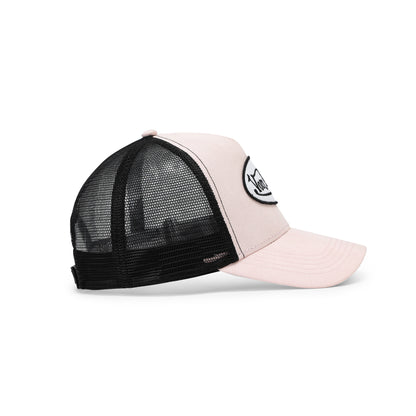 Suede Trucker Hat - Light Pink