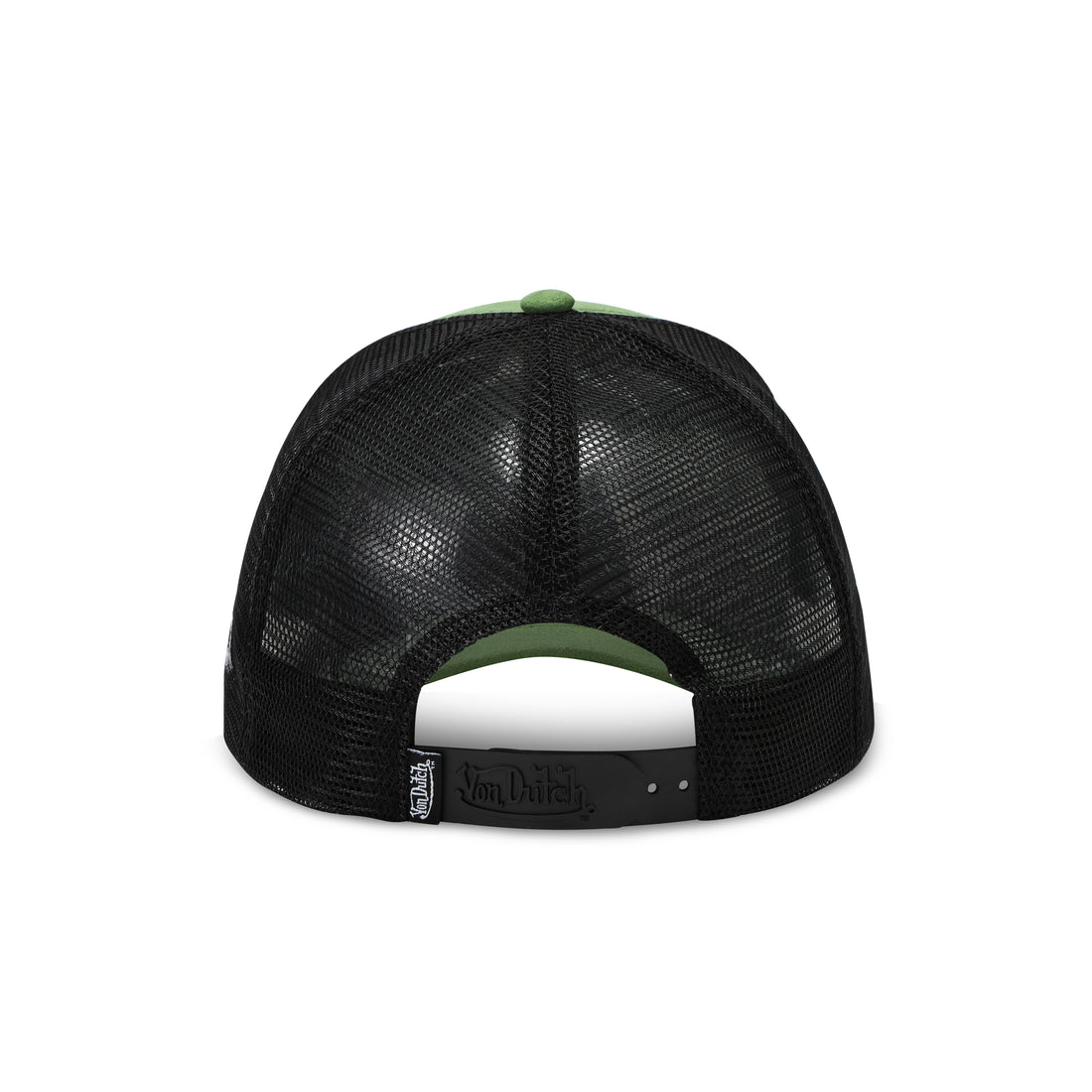Suede Trucker Hat - Green and Black — image 5