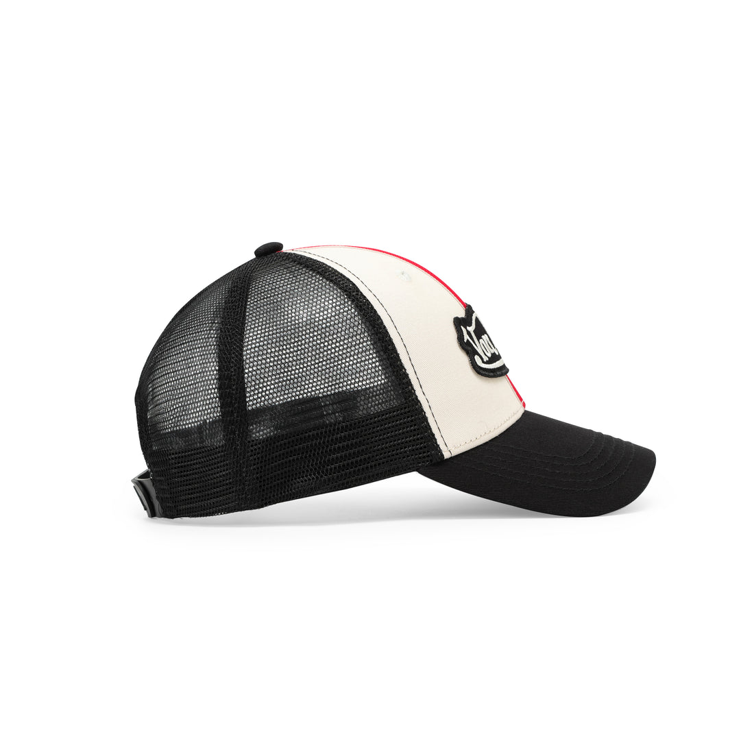Euro Stripe Trucker Hat - Cream