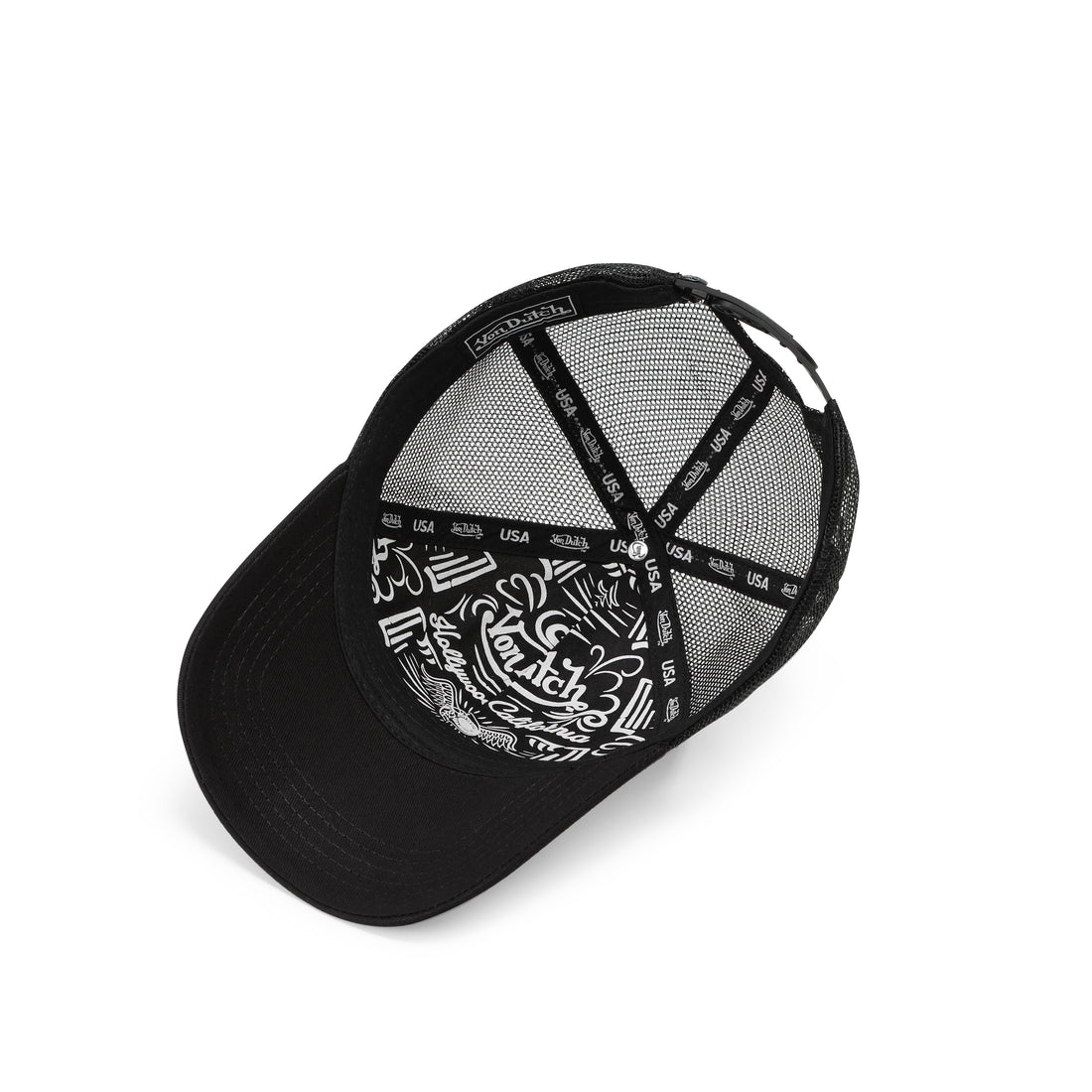 Euro Stripe Trucker Hat - Cream