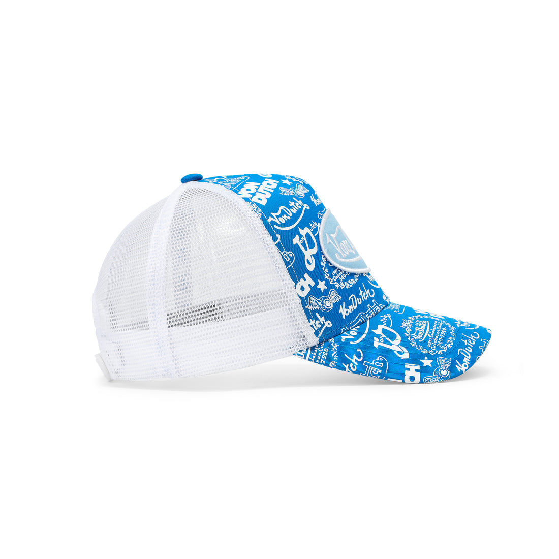 Logo Stamp Trucker Hat - Blue