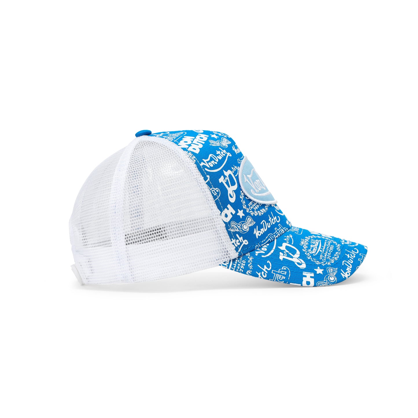 Logo Stamp Trucker Hat - Blue