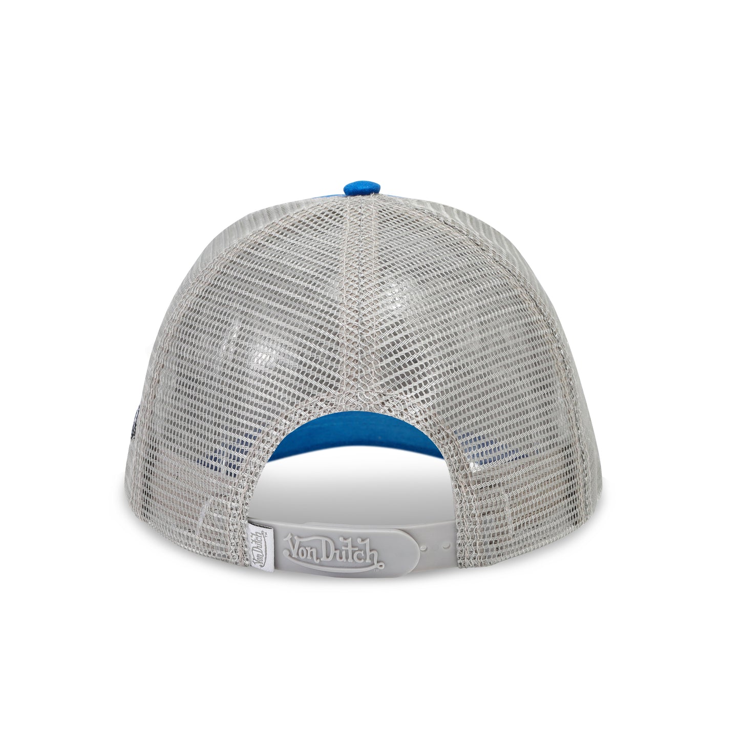 Suede Trucker Hat - Blue and Grey