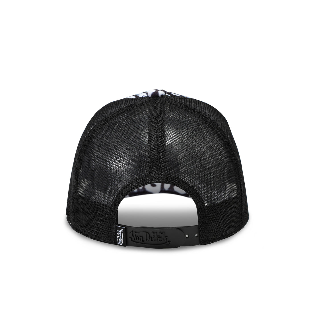 White and Black Cheetah Velvet Trucker Hat