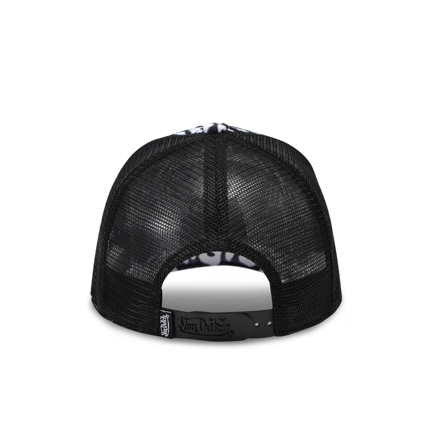 White and Black Cheetah Velvet Trucker Hat