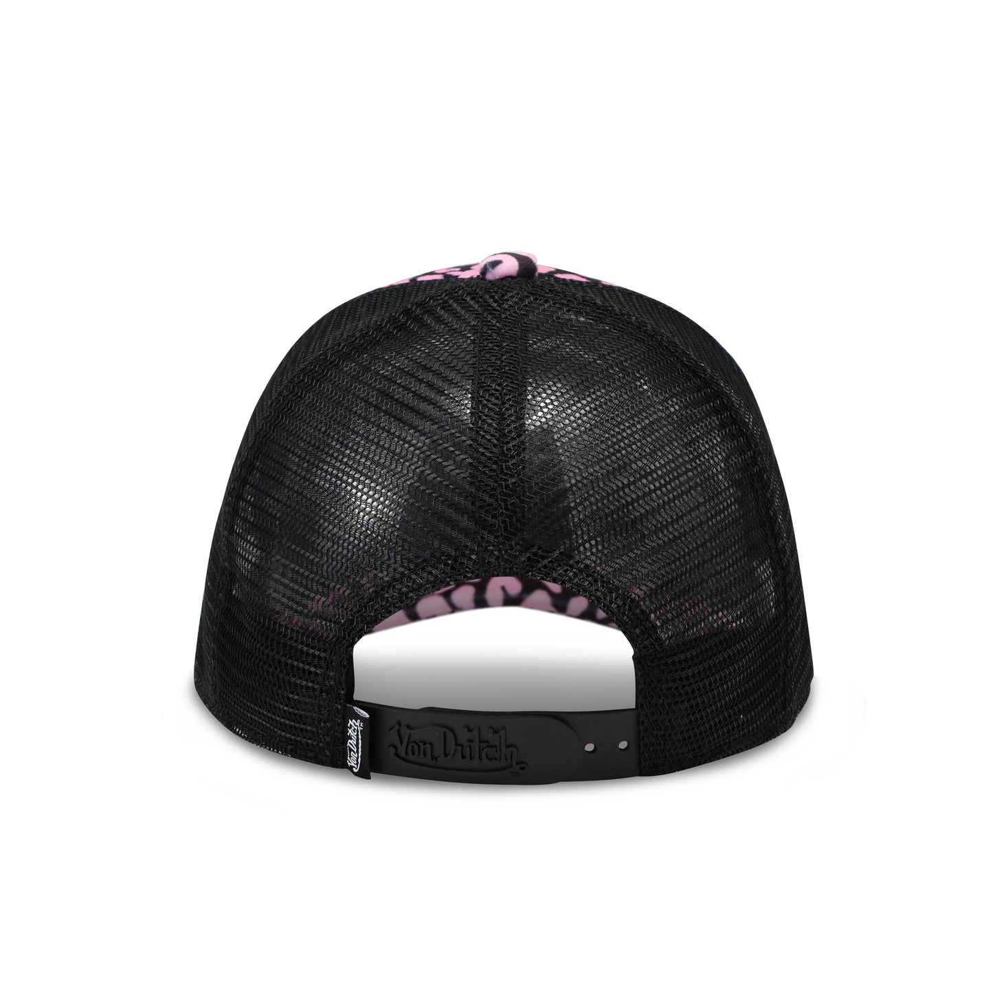 Light Pink Cheetah Velvet Trucker Hat