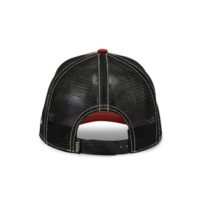 Suede Trucker Hat - Burgundy