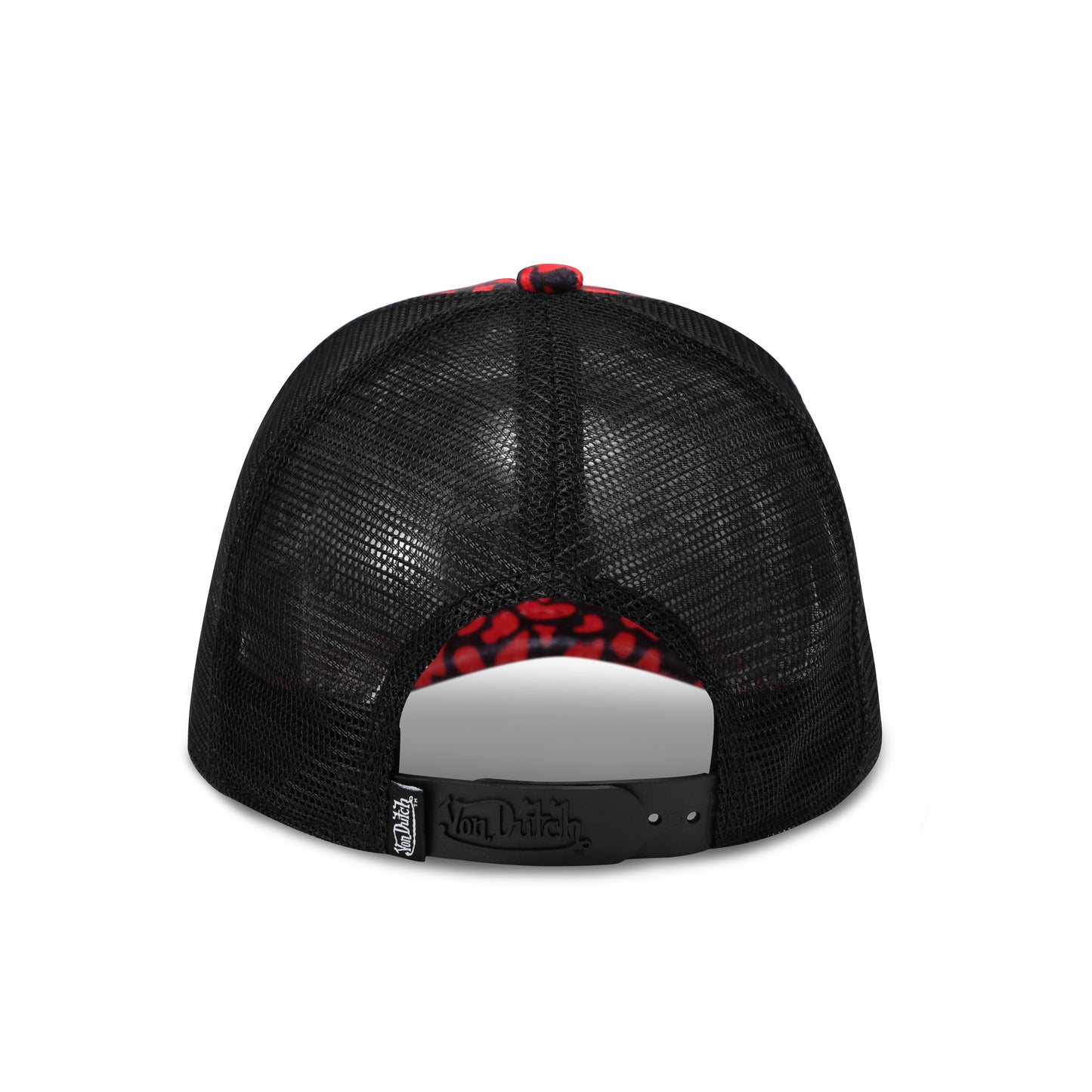 Red Cheetah Velvet Trucker Hat