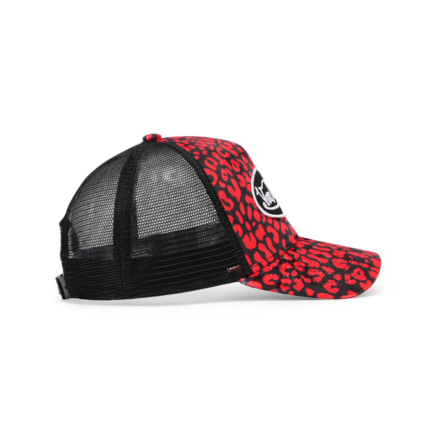 Red Cheetah Velvet Trucker Hat