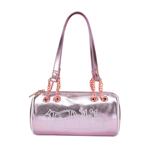 Barrel Bag -Pink Metallic – Von Dutch