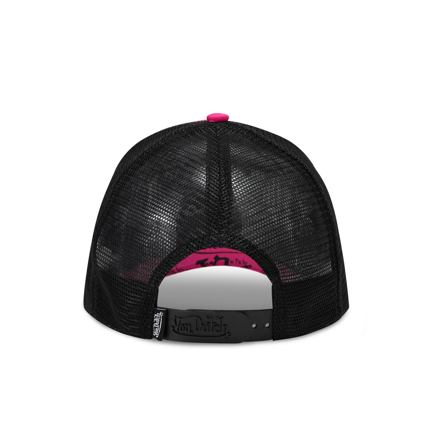Logo Stamp Trucker Hat - Pink and Black